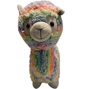 New Linzy Toys Rainbow Alpaca Stuffed Animal Plush